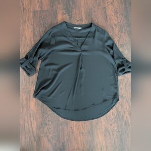 Lush button sleeve tunic- Size L